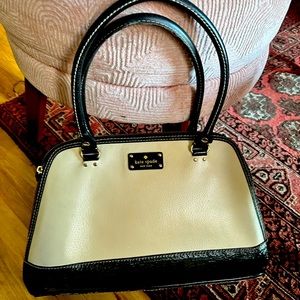 Kate spade black and white purse circa 2012